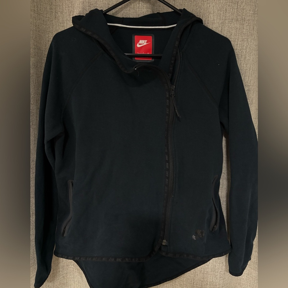 Nike Dark Hoodie with Zipper